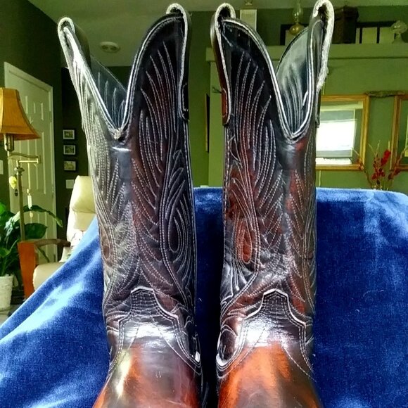 Laredo Men's Leather Western Cowboy Boots Size 11D - Picture 2 of 14